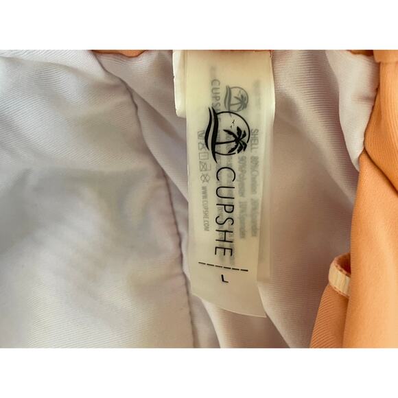 Cupshe Keeping You Accompanied Color Block Striped Halter One Piece Swimsuit - Picture 9 of 10